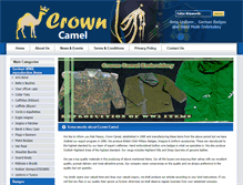 Tablet Screenshot of crowncamel.com